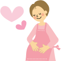 イラスト（妊娠を夢見る女性）